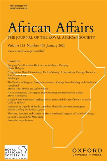 African Affairs Ausgabe 2026001