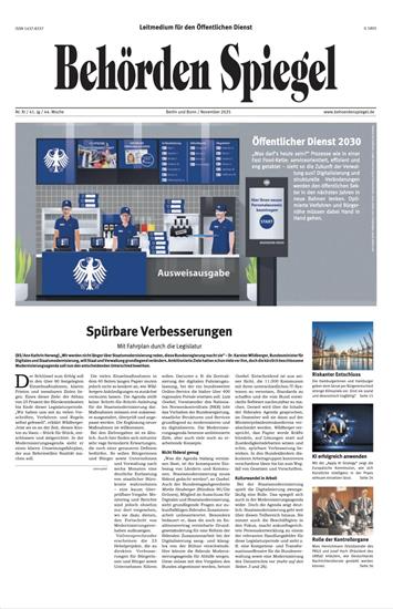Behörden Spiegel Ausgabe 2025011
