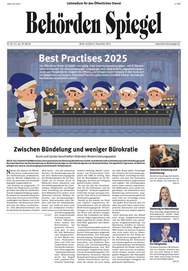 Behörden Spiegel Ausgabe 2025012