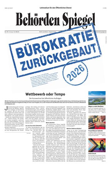 Behörden Spiegel Ausgabe 2026008