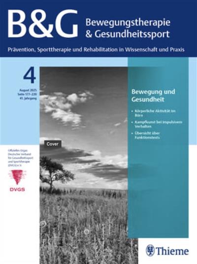 Bewegungstherapie und Gesundheitssport Ausgabe 2025004