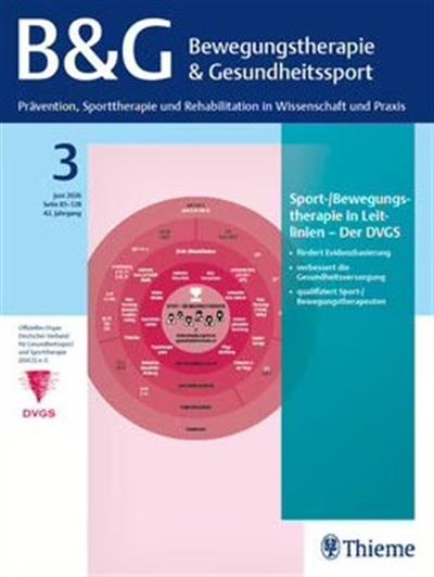 Bewegungstherapie und Gesundheitssport Ausgabe 2026003