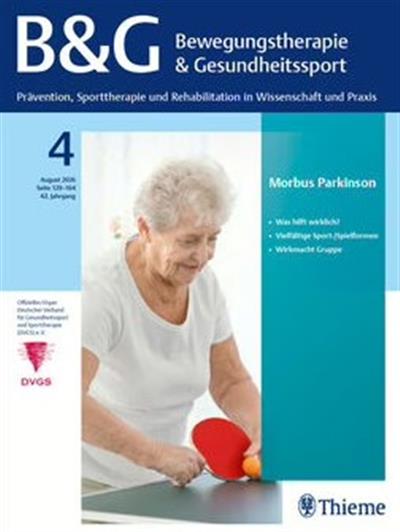 Bewegungstherapie und Gesundheitssport Ausgabe 2026004