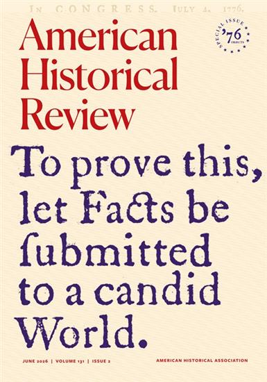 American Historical Review Ausgabe 2026002