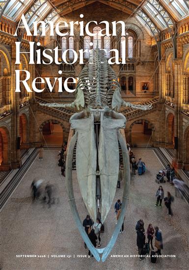 American Historical Review Ausgabe 2026003