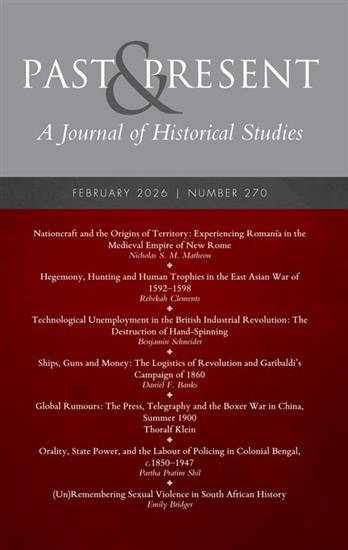 Past & Present Ausgabe 2026001