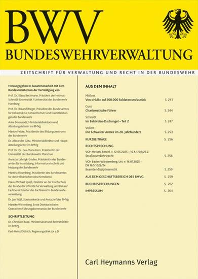 Bundeswehrverwaltung Ausgabe 2026008