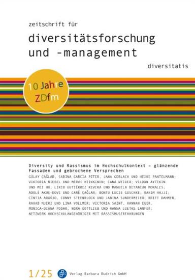 Zeitschrift für Diversitätsforschung und -management Ausgabe 2025001