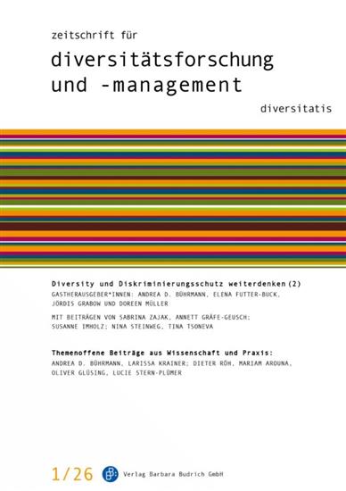 Zeitschrift für Diversitätsforschung und -management Ausgabe 2026001