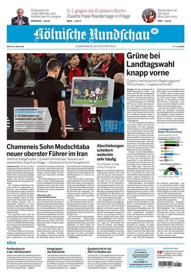 Kölnische Rundschau Ausgabe 2026011