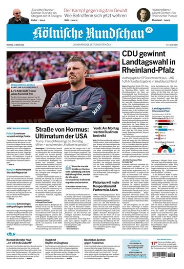 Kölnische Rundschau Ausgabe 2026013
