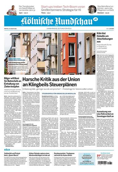 Kölnische Rundschau Ausgabe 2026033