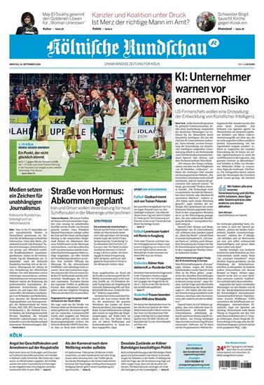 Kölnische Rundschau Ausgabe 2026038