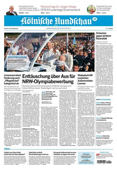 Kölnische Rundschau Ausgabe 2026040