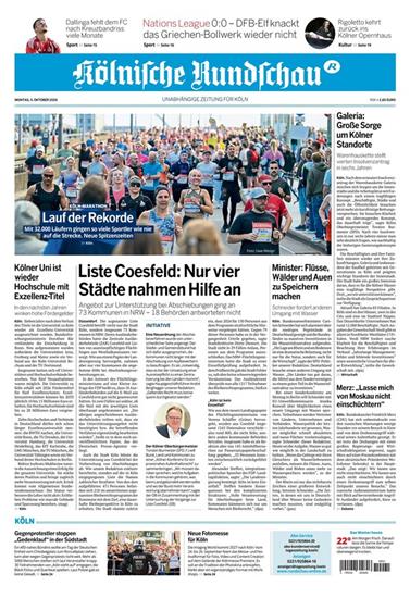 Kölnische Rundschau Ausgabe 2026041