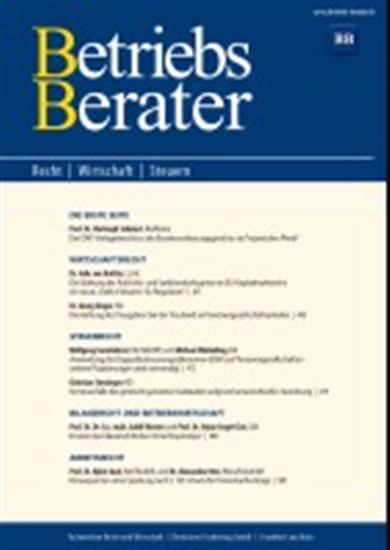Betriebs-Berater Ausgabe 2025047