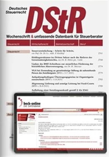 Deutsches Steuerrecht - DStR Ausgabe 2025042