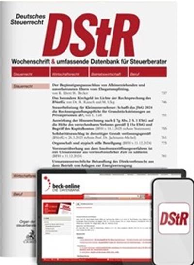 Deutsches Steuerrecht - DStR Ausgabe 2026016