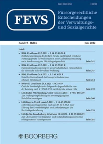 Fürsorgerechtliche Entscheidungen... - FEVS Ausgabe 2026007