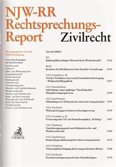 Rechtsprechungs-Report Zivilrecht - NJW-RR Ausgabe 2025020