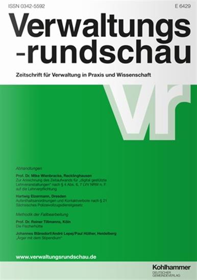 Verwaltungsrundschau Ausgabe 2025009