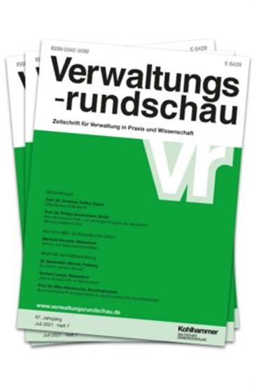 Verwaltungsrundschau Ausgabe 2026009