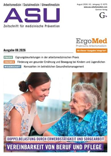 Arbeitsmedizin, Sozialmedizin, Umweltmedizin - ASU Ausgabe 2026008