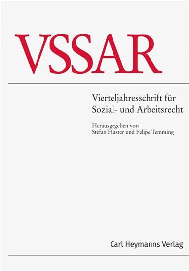 Vierteljahresschrift für Sozial- und Arbeitsrecht - VSSAR Ausgabe 2025004
