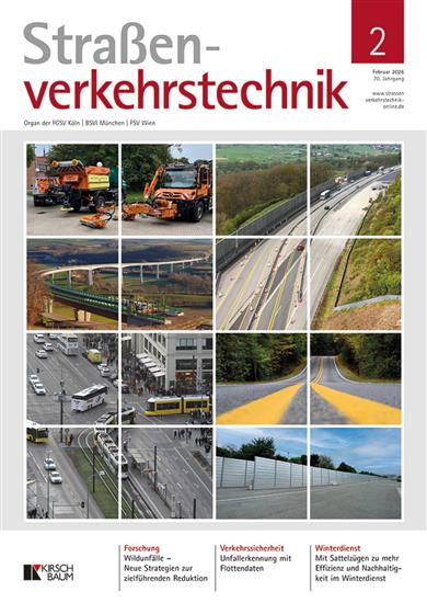 Straßenverkehrstechnik Ausgabe 2026002