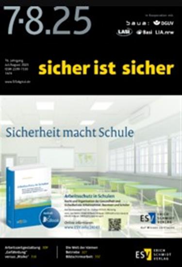 Sicher ist sicher Ausgabe 2025007