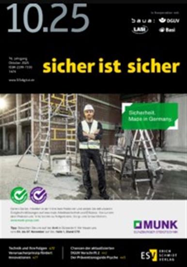 Sicher ist sicher Ausgabe 2025010