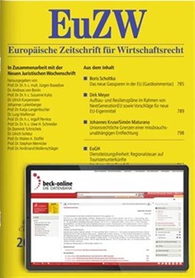 Europäische Zeitschrift für Wirtschaftsrecht Ausgabe 2025020