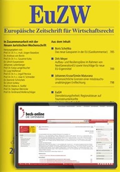 Europäische Zeitschrift für Wirtschaftsrecht Ausgabe 2026002