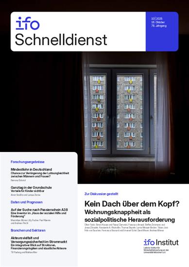 ifo Schnelldienst Ausgabe 2025010