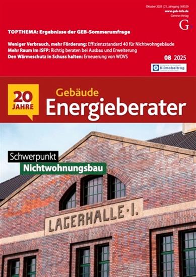 Gebäude-Energieberater Ausgabe 2025008