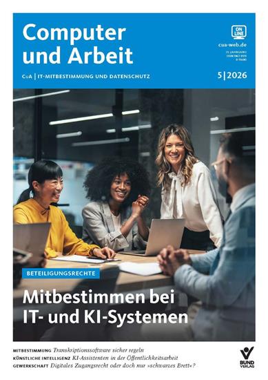Computer und Arbeit Ausgabe 2026005