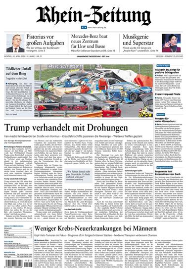 Rhein Zeitung Ausgabe 2026017
