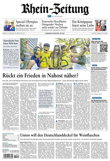 Rhein Zeitung Ausgabe 2026025