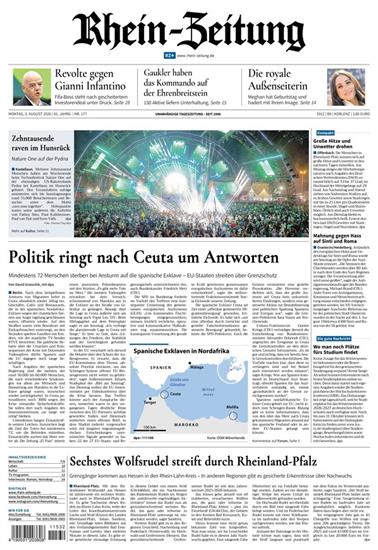 Rhein Zeitung Ausgabe 2026032