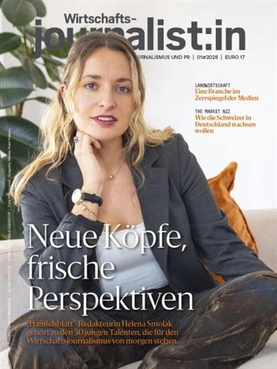 Wirtschaftsjournalist:in Ausgabe 2026001