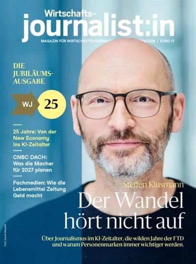 Wirtschaftsjournalist:in Ausgabe 2026003
