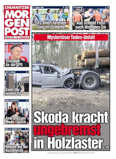 Chemnitzer Morgenpost Ausgabe 2026013