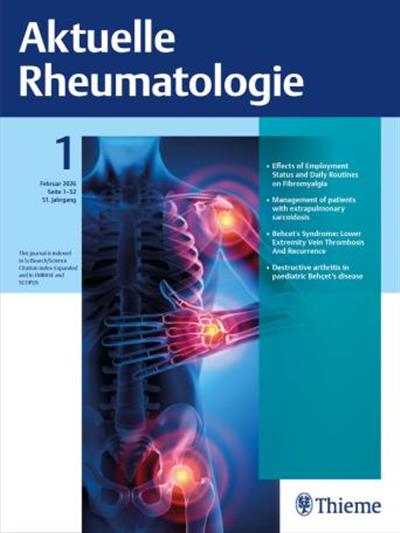Aktuelle Rheumatologie Ausgabe 2026001