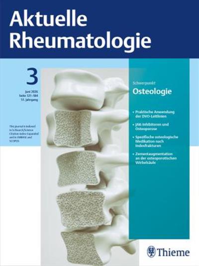 Aktuelle Rheumatologie Ausgabe 2026003