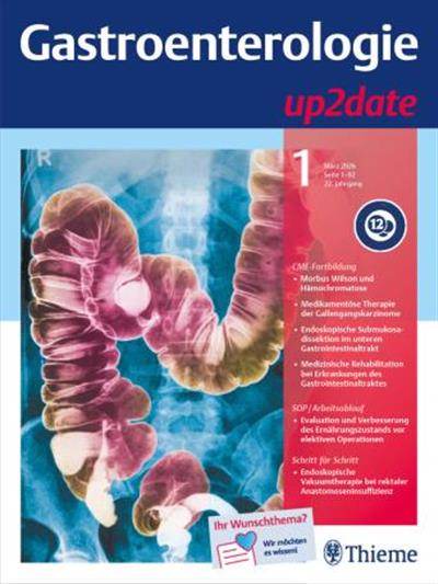 Gastroenterologie up2date Ausgabe 2026001