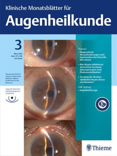 Klinische Monatsblätter für Augenheilkunde Ausgabe 2026003