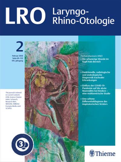 Laryngo Rhino Otologie - LRO Ausgabe 2026002