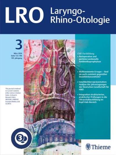 Laryngo Rhino Otologie - LRO Ausgabe 2026003