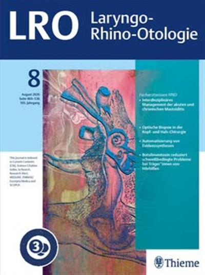 Laryngo Rhino Otologie - LRO Ausgabe 2026008
