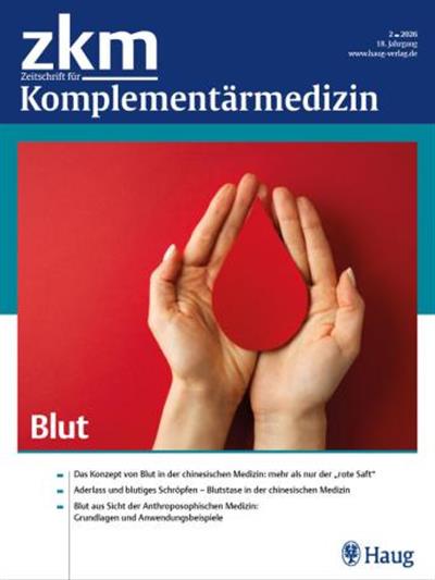 Zeitschrift für Komplementärmedizin - ZKM Ausgabe 2026002